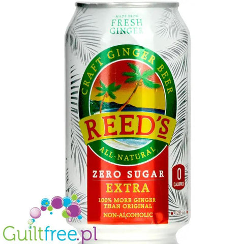 Reed's Zero Sugar Craft Ginger Beer Extra - piwo imbirowe bez cukru ze świeżym imbirem by Reed's (reed-s-zero-sugar-craft-ginger-beer-extra-piwo-imbirowe-bez-cukru)