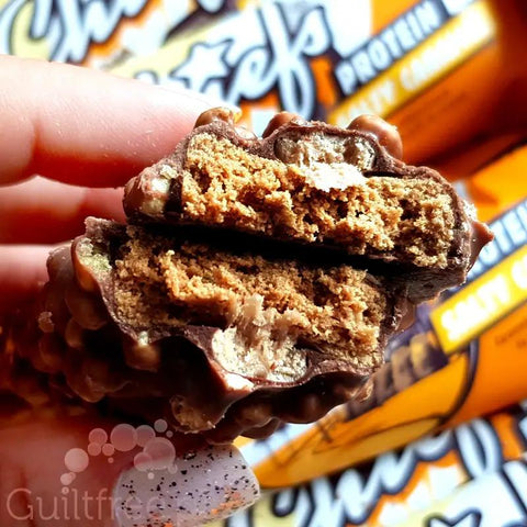 Chiefs Protein Bar Salty Caramel - baton proteinowy, Solony Karmel & Mleczna Czekolada,20g białka & 200kcal by Chiefs (chiefs-protein-bar-salty-caramel)