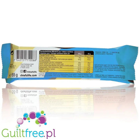 Chiefs Protein Bar Crispy Cookie - baton proteinowy, Ciasteczko & Mleczna Czekolada,20g białka & 200kcal by Chiefs (chiefs-protein-bar-crispy-cookie)