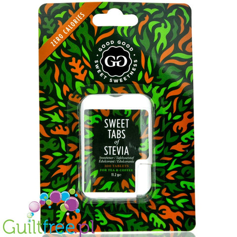 Good Good Sweet Tabs of Stevia - słodzik ze stewią i erytrolem 200 pastylek by Good Good Keto (good-good-sweet-tabs-of-stevia-slodzik-ze-stewia-200-pastylek)