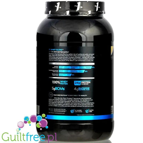 Rule1 R1 Whey Blend Salted Caramel 905g - odżywka białkowa z WPI, WPH i WPC by Rule1 (Rule One Proteins) (rule1-r1-whey-blend-salted-caramel-905g-odzywka-bialkowa-z-wpi-wph-i-wpc)