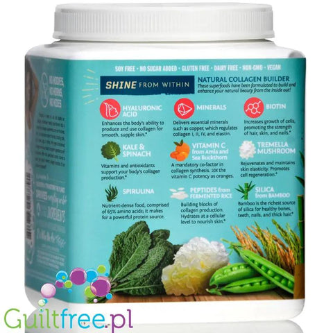 Sunwarrior Collagen Building Peptides, Salted Caramel - wegańska odżywka białkowa stymulująca wytwarzanie kolagenu by Sunwarrior (sunwarrior-collagen-building-peptides-salted-caramel-weganska-keto-formula-stymulujaca-wytwarzanie-kolagenu)