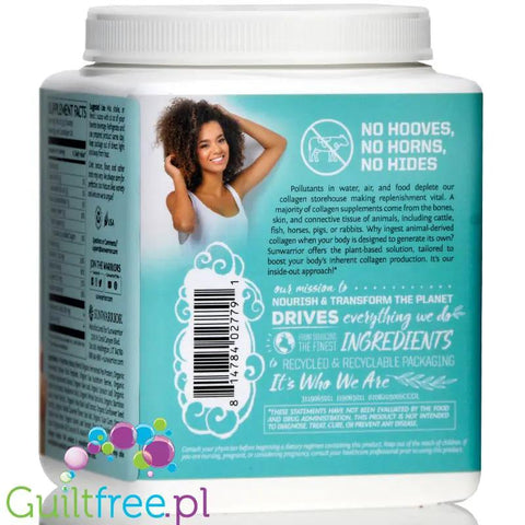 Sunwarrior Collagen Building Peptides, Tahitian Vanilla - wegańska odżywka białkowa stymulująca wytwarzanie kolagenu by Sunwarrior (sunwarrior-collagen-building-peptides-tahitian-vanilla-weganska-keto-formula-stymulujaca-wytwarzanie-kolagenu)