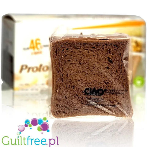 Ciao Carb ProtoToast Cocoa Stage2 - Czekoladowe tosty niskowęglowodanowe 1g węglowodanów / 56% błonnik by Ciao Carb (ciaocarb-czekoladowe-tosty-niskoweglowodanowe-1g-weglowodanow-56-blonnik)