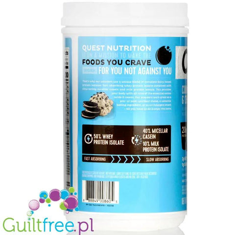 Quest Protein Powder, Cookies & Cream - Odżywka białkowa by Quest Nutrition (quest-protein-powder-cookies-cream-odzywka-bialkowa-09kg)