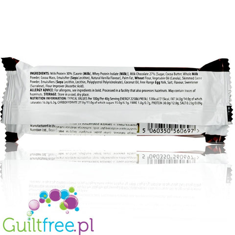 Novo Foods Wafer Milk Chocolate - wafelek proteinowy, Mleczna Czekolada by Novo Easy Protein (Protein Bites) (novo-foods-protein-wafer-chocolate)