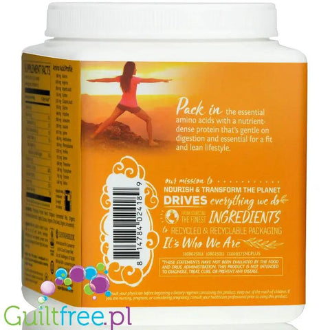Sunwarrior Protein Classic Plus, Natural 0,37KG - organiczna wegańska odżywka białkowa bez słodzików by Sunwarrior (sunwarrior-classic-plus-protein-natural-375g)