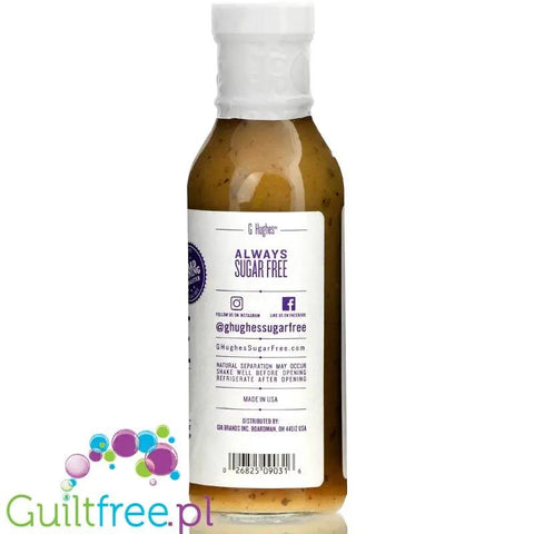 G. Hughes Dressing, Balsamic Vinaigrette - sos balsamico vinaigrette bez cukru by G.Hughes Smokehouse (g-hughes-sugar-free-salad-dressing-balsamic-vinaigrette-12-fl-oz)