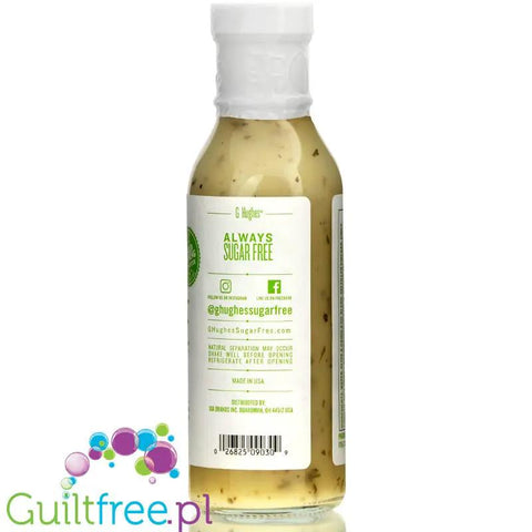 G. Hughes Dressing, Italian - włoski sos sałatkowy z vinaigrette, czosnkiem i cebulą by G.Hughes Smokehouse (g-hughes-sugar-free-salad-dressing-italian-12-fl-oz)