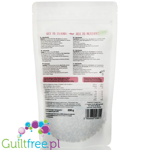 Diet Food Bio Keto Granola Original - ketogeniczna granola śniadaniowa z orzechami, kokosem i sezamem by Diet Food (diet-food-bio-keto-granola-original-ketogeniczna-granola-sniadaniowa-z-erytrolem)