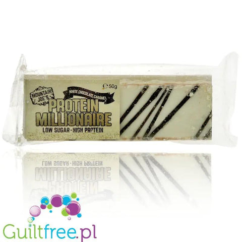 Mountain Joe's Protein Millionaire White Chocolate Caramel - proteinowa krajanka Biała Czekolada & Karmel by Mountain Joe's (mountain-joe-s-protein-millionaire-chocolate-caramel-proteinowa-krajanka-biala-czekolada-karmel)