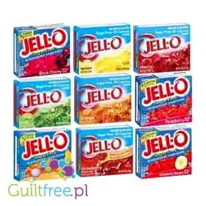 JellO Galaretka Strawberry & Banana - galaretka 10kcal zero cukru, instant, smak Truskawka&Banan by Jell-O (galaretka-truskawkabanan-10kcal-zero-cukru)