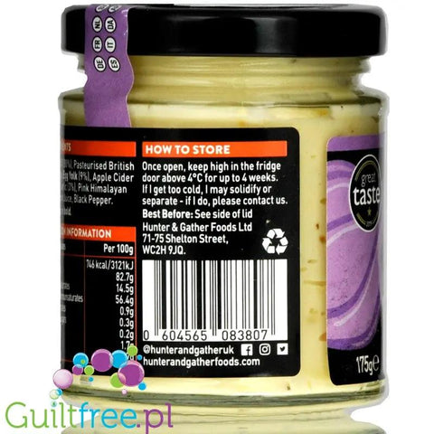 Hunter & Gather Garlic Avocado Mayo - czosnkowy keto majonez z awokado, 4 składnikowy by Hunter & Gather (hunter-gather-garlic-avocado-mayo-czosnkowy-keto-majonez-z-awokado-4-skladnikowy)