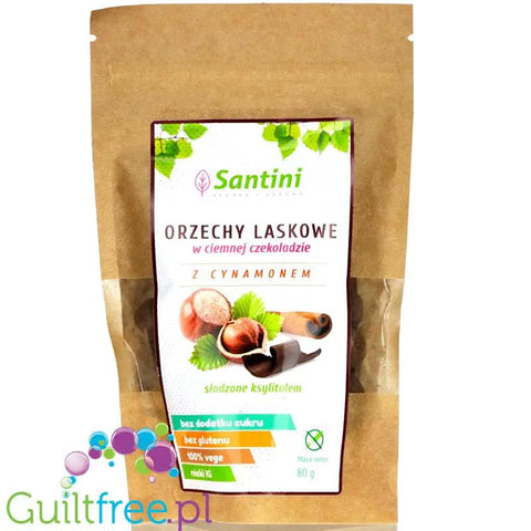 Santini Orzechy Laskowe w ciemnej czekoladzie z cynamonem słodzone ksylitolem by Santini (santini-orzechy-laskowe-w-ciemnej-czekoladzie-z-cynamonem-slodzone-ksylitolem)