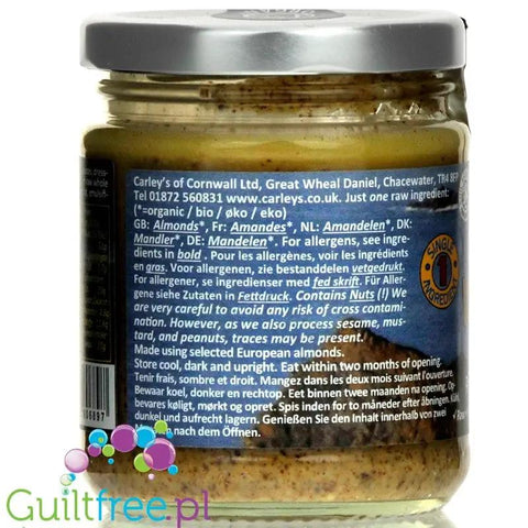 Carley's organiczne surowe masło migdałowe bez soli i cukru by Carley's Organic (carley-s-organiczne-surowe-maslo-migdalowe-bez-soli-i-cukru)