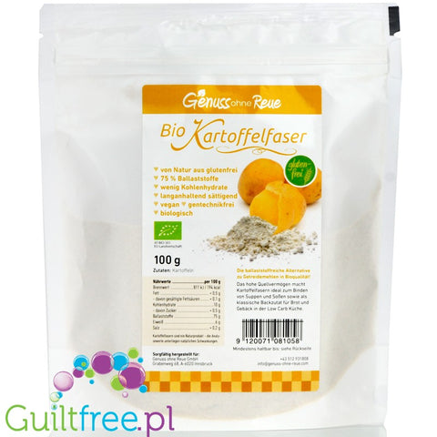 Sukrin BIO Potato Fiber - organiczny błonnik ziemniaczany 100g by Sukrin (sukrin-blonnik-ziemniaczany-100g)