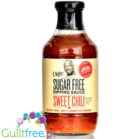 G. Hughes Dipping Sauce Sweet Chilli - pikantny sos bez cukru z papryczką pimento by G.Hughes Smokehouse (g-hughes-dipping-sauce-sweet-chilli-pikantny-sos-marynata-bez-cukru)