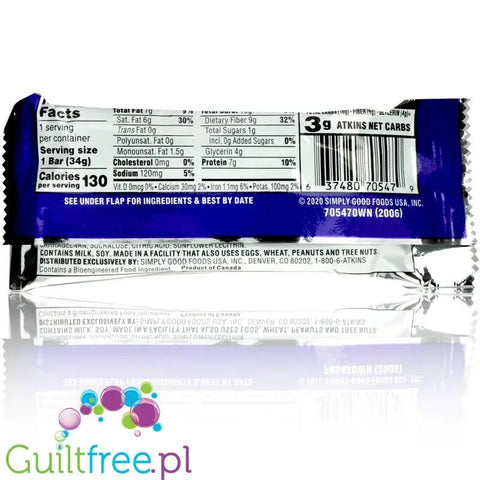 Atkins Endulge Chocolate Caramel Fudge 130kcal - baton czekoladowo-karmelowy bez cukru by Atkins (atkins-chocolate-caramel-fudge)