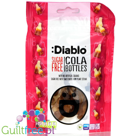 Diablo Stevia Cola Bottles - żelki bez cukru o smaku coli by Diablo (diablo-stevia-cola-bottles-zelki-bez-cukru-o-smaku-coli)