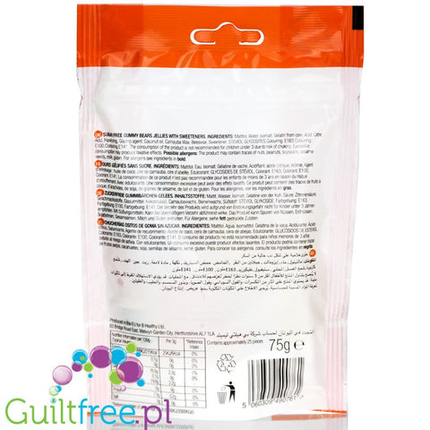 Diablo Stevia Gummy Bears - żelki misie bez cukru w owocowych smakach by Diablo (diablo-stevia-gummy-bears-zelki-misie-bez-cukru)