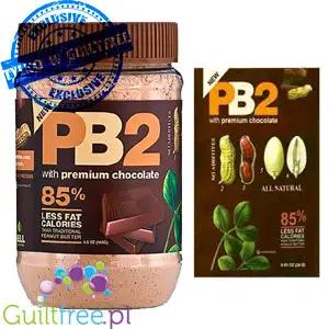 PB2 Chocolate - czekoladowe odtłuszczone masło orzechowe w proszku by PB2 (Bell Plantation) (chocolate-pb2-czekoladowe-odtluszczone-maslo-orzechowe-w-proszku)