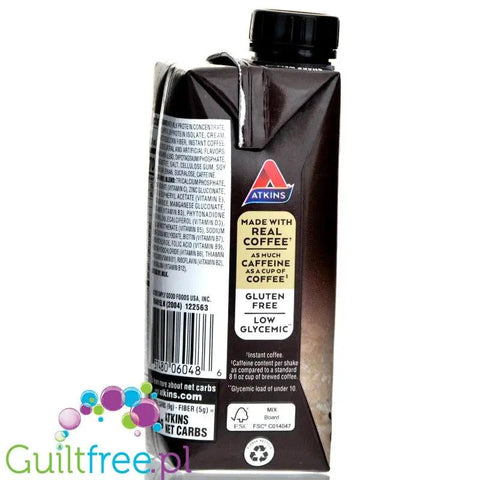 Atkins Iced Coffee RTD Protein Cafe Au Lait - gotowy kawowy koktajl proteinowy z witaminami by Atkins (atkins-nutritionals-iced-coffee-rtd-protein-cafe-au-lait-gotowy-koktajl-proteinowy)