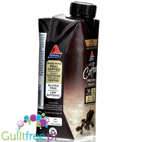 Atkins Iced Coffee RTD Protein Cafe Au Lait - gotowy kawowy koktajl proteinowy z witaminami by Atkins (atkins-nutritionals-iced-coffee-rtd-protein-cafe-au-lait-gotowy-koktajl-proteinowy)