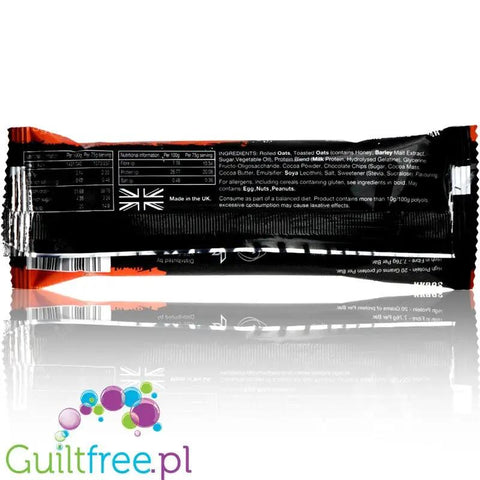 Warrior Raw Protein Flapjack Salted Caramel - owsiany baton białkowy ultra mało cukru Solony Karmel by Warrior Crunch (warrior-raw-protein-flapjack-salted-caramel-owsiany-baton-bialkowy-ultra-malo-cukru-solony-karmel)