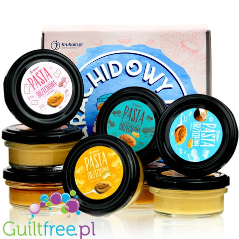 Krukam Sampler Box - zestaw past Arachidowy Mix 8 x 30 g by KruKam (krukam-sampler-box-zestaw-past-arachidowy-mix-8-x-30-g)