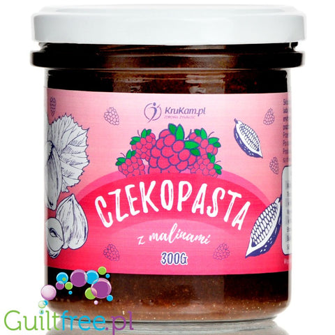 Krukam Czekopasta z Malinami - kakaowa pasta laskowa z malinami bez dodatku cukru by KruKam (krukam-czekopasta-z-malinami-kakaowa-pasta-laskowa-z-malinami-bez-dodatku-cukru)