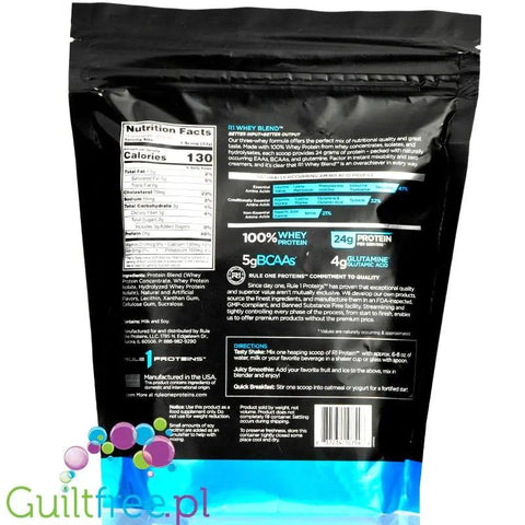 Rule1 R1 Whey Blend Vanilla Ice Cream 462g - odżywka białkowa z WPI, WPH i WPC by Rule1 (Rule One Proteins) (rule1-r1-whey-blend-vanilla-ice-cream-462g-odzywka-bialkowa-z-wpi-wph-i-wpc)