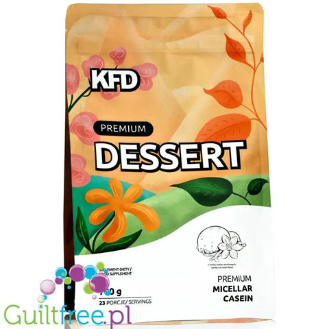 KFD Premium Protein Dessert Casein Lody Waniliowe - kazeina o smaku lodów waniliowych, gęste białko by KFD (kfd-premium-dessert-casein-vanilla)