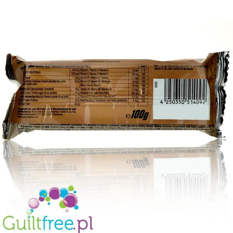 Carb Control Nut Nougat - wielki sycący baton 45g białka, smak Nugat & Czekolada by Body Attack (carb-control-baton-nugatczekolada-45g-bialka)