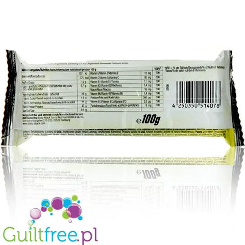 Carb Control Lemon - wielki sycący baton 45g białka, smak Sernik Cytrynowy by Body Attack (carb-control-baton-sernik-cytrynowy-45g-bialka)