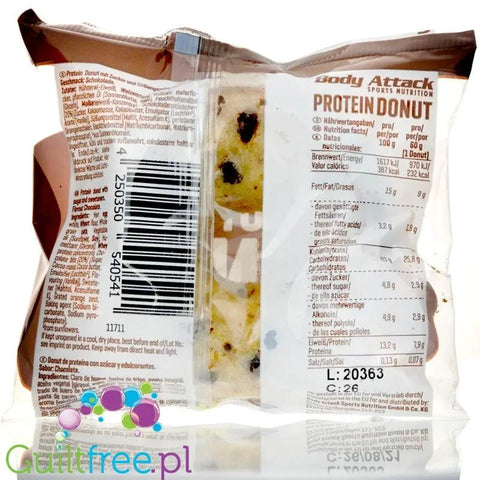 Body Attack donut proteinowy z czekoladą by Body Attack (body-attack-protein-donut-chocolate)