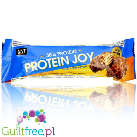 QNT Protein Joy Crunchy Vanilla Ice - baton proteinowy 38% białka by QNT (qnt-protein-joy-38-vanilla-crisp)