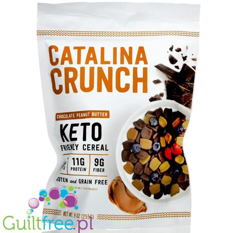 Catalina Crunch Keto Cereal, Chocolate Peanut Butter - keto płatki śniadaniowe by Catalina Crunch (catalina-crunch-keto-cereal-chocolate-peanut-butter-keto-platki-sniadaniowe)