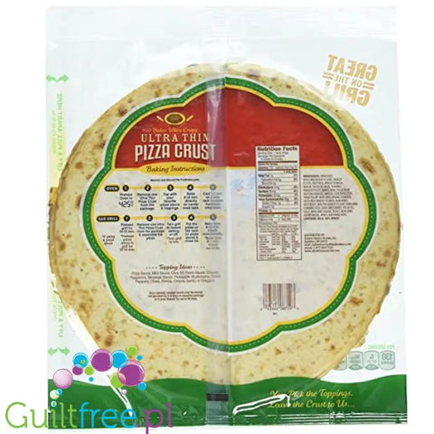 Golden Home Ultra Thin Crust Pizza - spody do pizzy proteinowej 18g białka & 8g węglowodanów by Golden Home (pizza-proteinowa-spody-do-pizzy-18g-bialka-8g-weglowodanow)