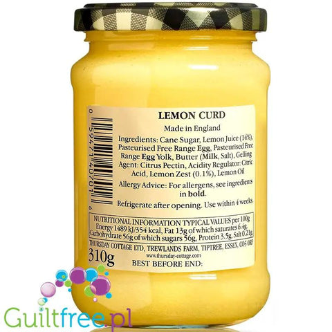 Thursday Cottage Lemon Curd (CHEAT MEAL) - krem cytrynowy by Cheat Meal (thursday-cottage-lemon-curd-cheat-meal-krem-cytrynowy)