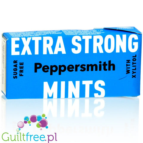 Peppersmith Extra Strong, guma do żucia z ksylitolem, Mięta Pieprzowa by Chewsy (peppersmith-extra-strong-guma-do-zucia-z-ksylitolem-mieta-pieprzowa)