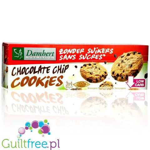 Damhert Chocolate Chip Cookies - ciastka z czekoladą bez dodatku cukru by Damhert (damhert-chocolate-chip-cookies-ciastka-z-czekolada-bez-dodatku-cukru)