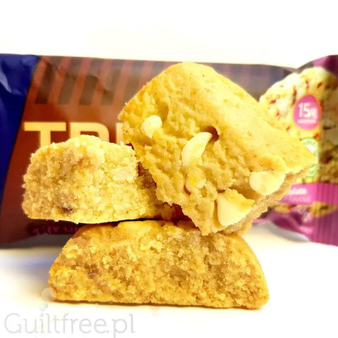 USN Trust Protein Cookie Bar White Chocolate Raspberry - ciacho proteinowe 15g białka z malinami i białą czekoladą by USN (Ultimate Sports Nutrition) (usn-trust-protein-cookie-bar-white-chocolate-raspberry-ciacho-proteinowe-15g-bialka-z-malinami-i-biala-czekolada)