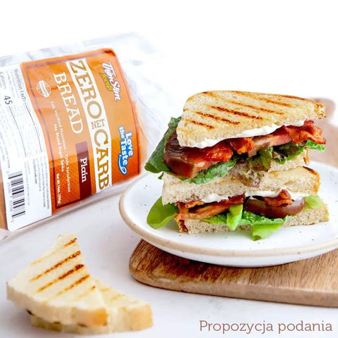 ThinSlim Zero Carb Bread, Plain - proteinowo-błonnikowy keto chleb bez węglowodanów 45kcal by ThinSlim Foods (thinslim-zero-carb-bread-plain-proteinowo-blonnikowy-keto-chleb-bez-weglowodanow-45kcal)
