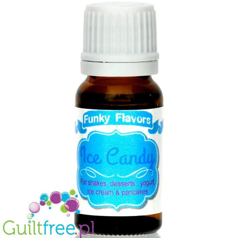 Funky Flavors Basic Ice Candy 10ml - Cukierki Lodowe - kropelki aromatyczne bez cukru, słodzików i kalorii by Funky Flavors (funky-flavors-ice-candy-plynny-aromat-w-kropelkach-bez-cukru-tluszczu-i-kalorii)