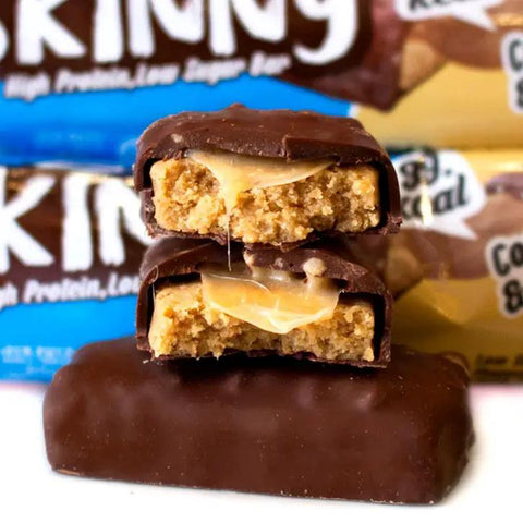 Skinny Food Duo Bar Cookies & Cream - wegański bezglutenowy baton białkowy 2 x 99kcal by Skinny Food (skinny-food-duo-bar-cookies-cream)