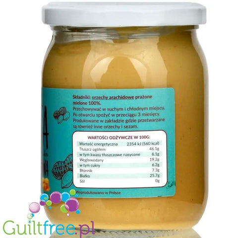 Krukam Masło Orzechowe pasta arachidowa 100% 0,5kg by KruKam (krukam-maslo-orzechowe-pasta-arachidowa-100-05kg)