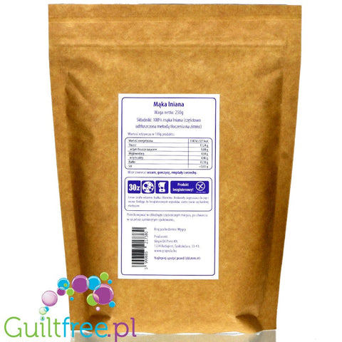 Grapoila Linseed - bardzo odtłuszczona mąka lniana tylko 4% węglowodanów by Grapoila (grapoila-bardzo-odtluszczona-maka-lniana)