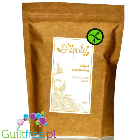 Grapoila Sesame - bardzo odtłuszczona mąka sezamowa 55% białka by Grapoila (grapoila-bardzo-odtluszczona-maka-sezamowa)