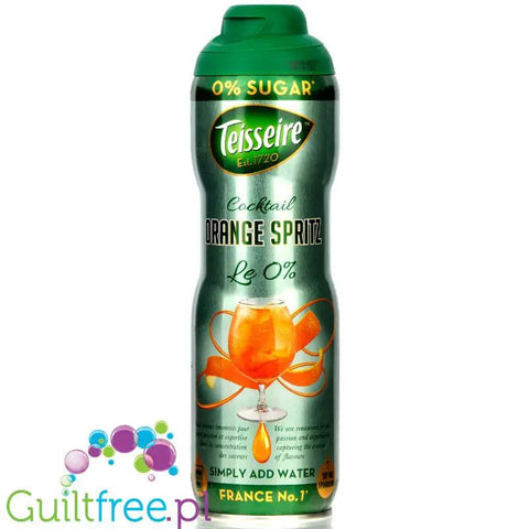 Teisseire 0% Orange Spritz Zero - syrop do rozcieńczania bez cukru by Teisseire (teisseire-0-orange-spritz-syrop-do-rozcienczania-bez-cukru)