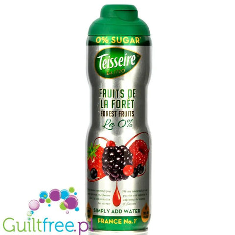 Teisseire 0% Forest Fruits - syrop do rozcieńczania bez cukru, smak Owoce Leśne by Teisseire (teisseire-0-forest-fruits-syrop-do-rozcienczania-bez-cukru)
